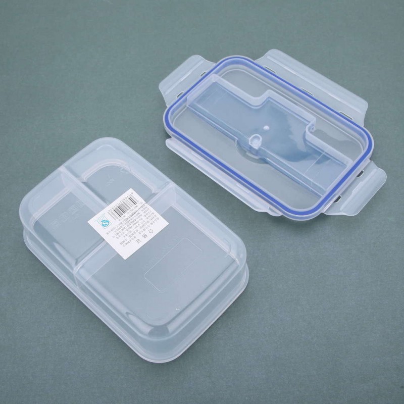 Outdoor Portable Microwave Lunch Box with Soup Bowl Chopsticks Spoon Food