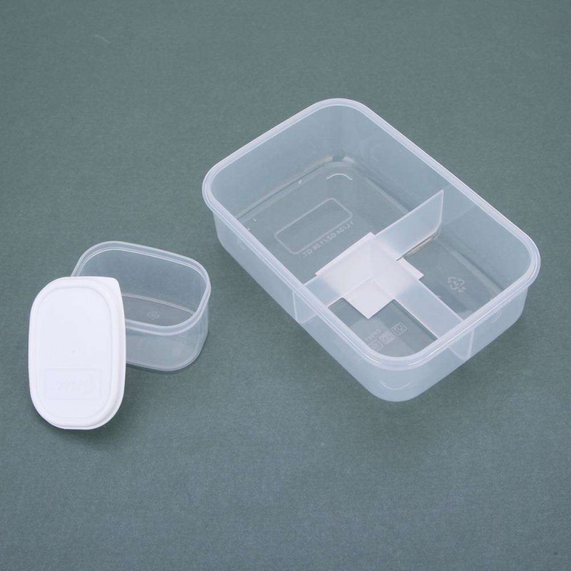 Outdoor Portable Microwave Lunch Box with Soup Bowl Chopsticks Spoon Food