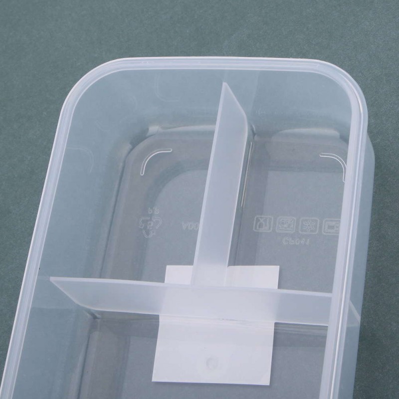 Outdoor Portable Microwave Lunch Box with Soup Bowl Chopsticks Spoon Food