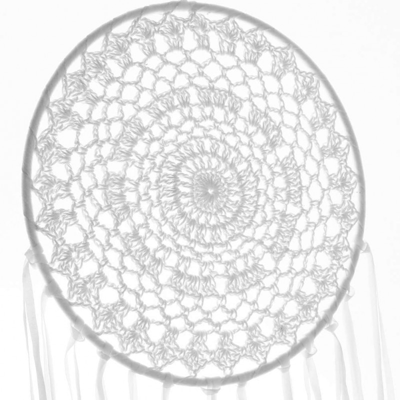 White Decorative Pattern Dream Catcher Wall Hanging Home Car Decor Craft