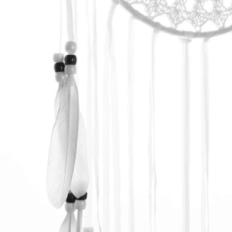 White Decorative Pattern Dream Catcher Wall Hanging Home Car Decor Craft