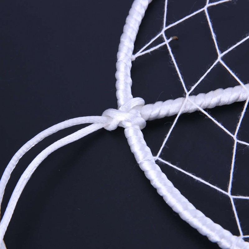 White Feather Dream Catcher Feather Car Wall Hanging Decor Craft