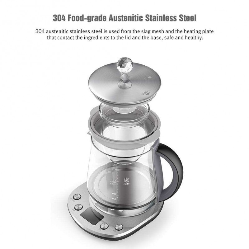 1.5L Multifunction Kettle DEM-YS802 304 SS Electric Health Pot