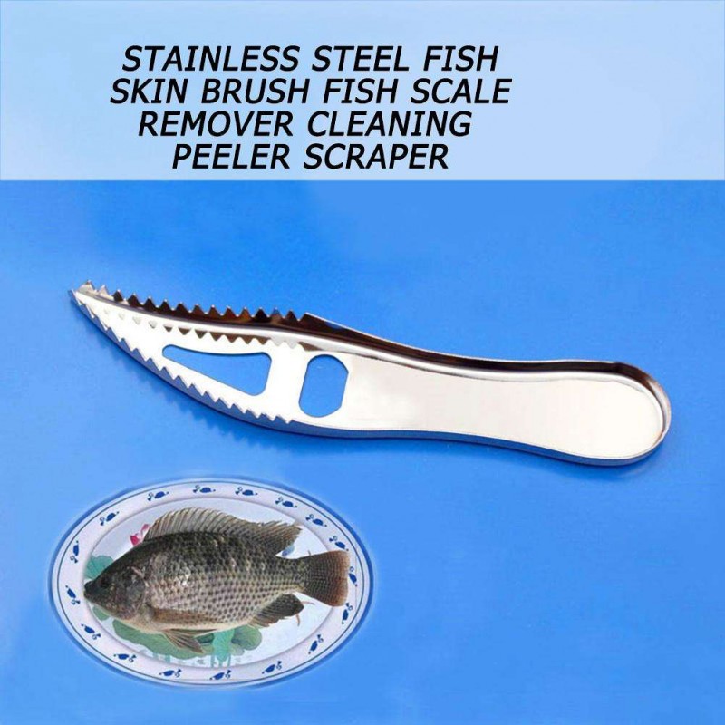 Fish Skin Brush Fish Scale Remover Cleaning Peeler Scraper
