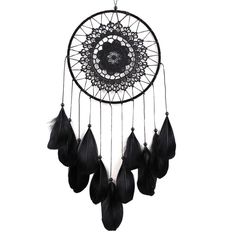 Lace Dream Catcher Feather Bead Hanging Decoration Ornament Gift
