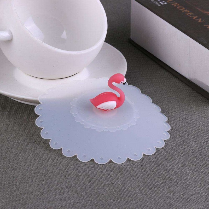 Bird Style Anti-Dust Tea Cup Cover Silicone Leakproof Coffee Lid Cap
